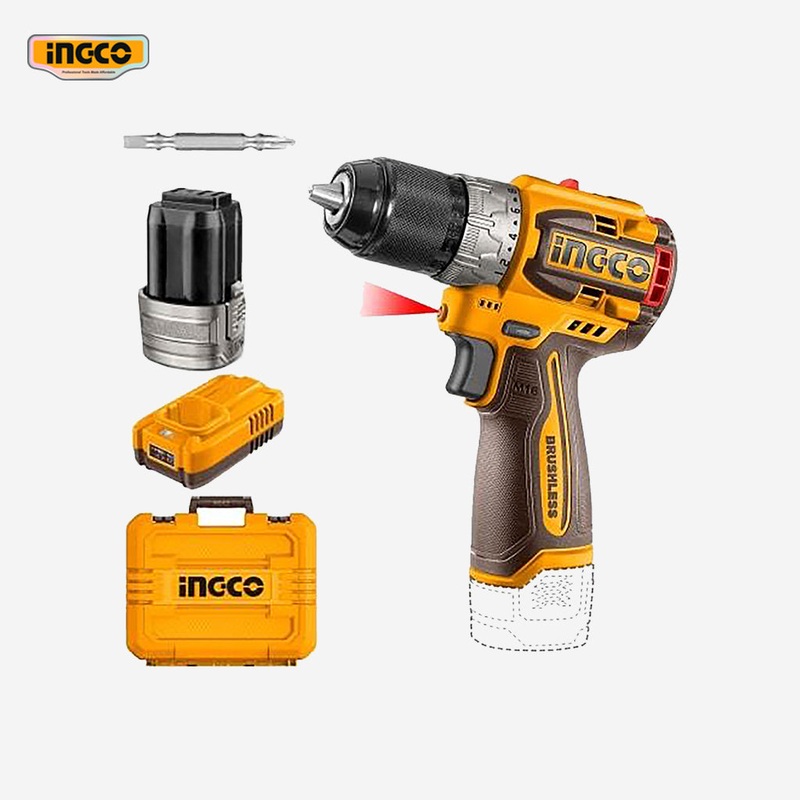 Ingco Ingco Brushless Motor Compact Cordless Drill 16V CDLI16682 ING-CT