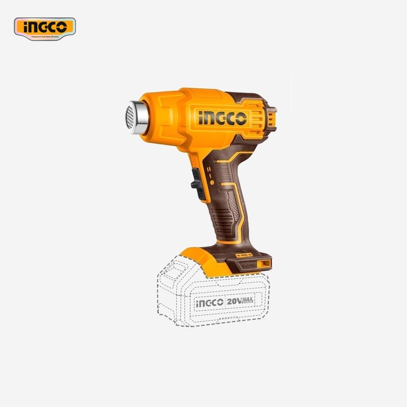 Ingco Ingco P20S/20V Lithium-Ion Cordless Heat Gun Temperature 300/550C ING-CT
