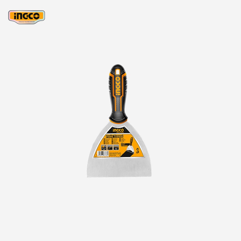 Ingco Ingco Putty Trowel Stainless with Soft Grip & Plastic handle Handle 5in (125mm) ING-HT