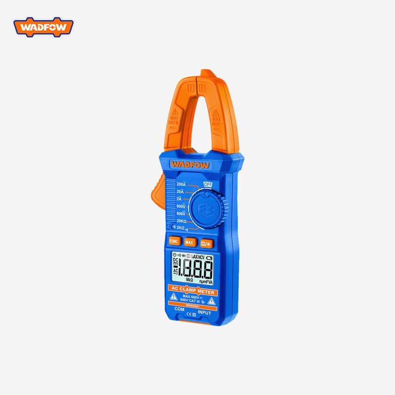 Wadfow TRUE RMS 2000 Counts Digital Clamp Meter WDM6501