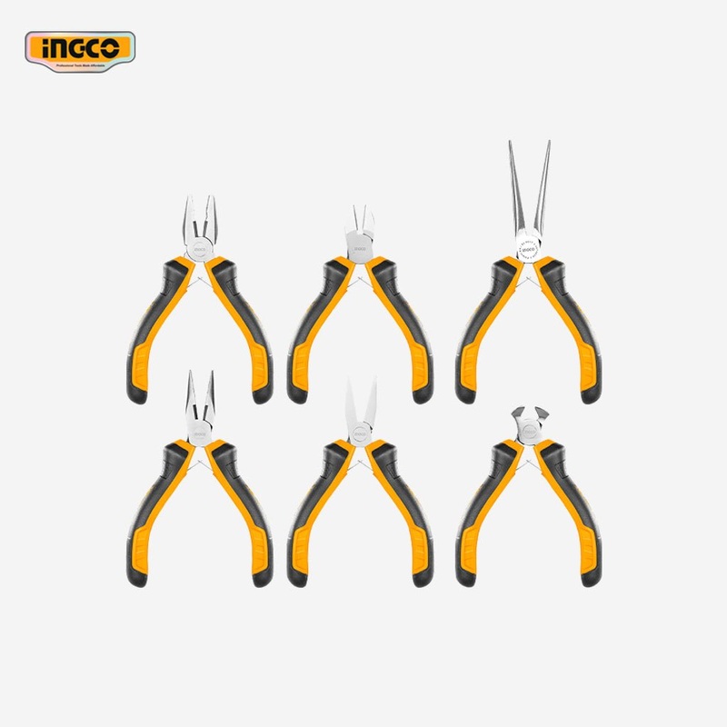 Ingco 6 Pcs Mini Pliers Set HMPS06115