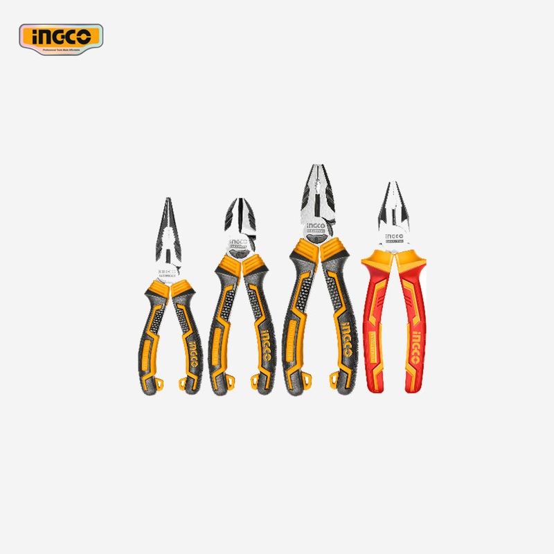 Ingco Ingco Pliers Set 4PCS/SET High Leverage Cr-V, Black Finish and Polish HKPS28458 ING-HT