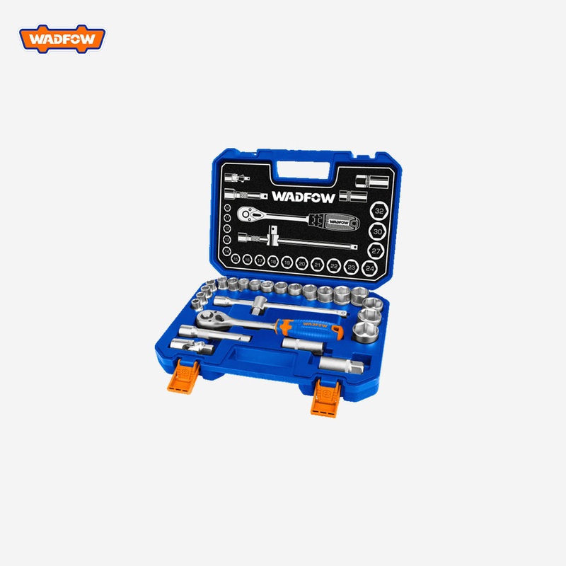Wadfow Socket Set Multifunctional Wrenches 25Pcs 1/2 Inches WST2D25