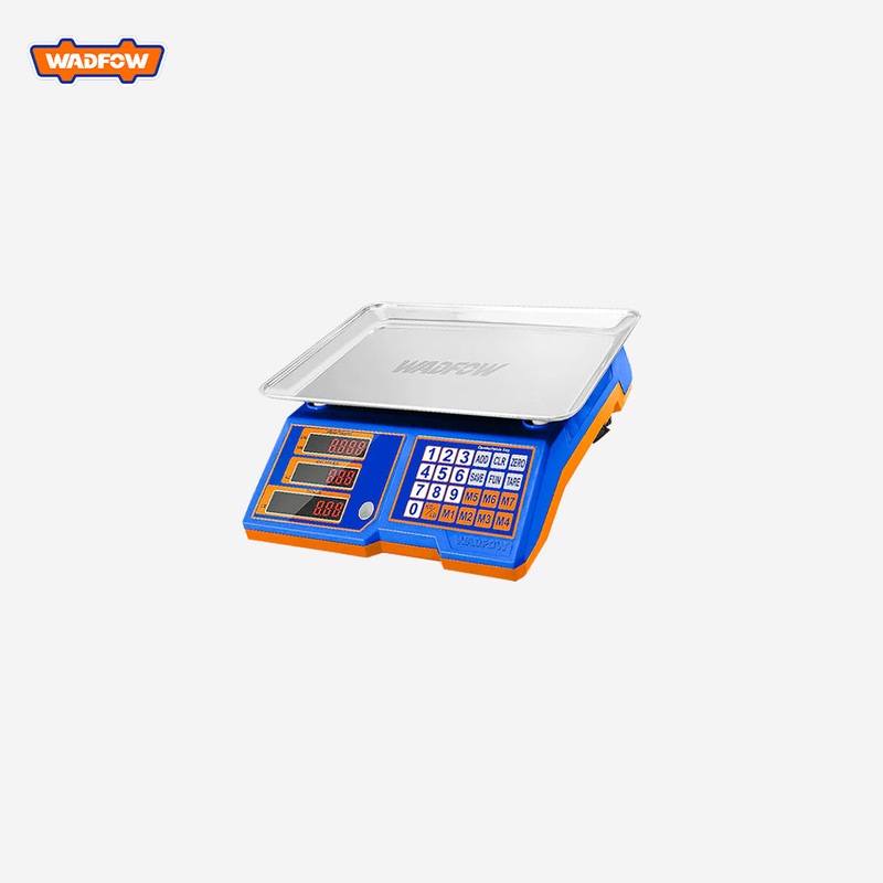 Wadfow  WEC1301 Rechargeable Digital Lithium-Ion Weighing Scale Timbangan Food Fruit 30KG