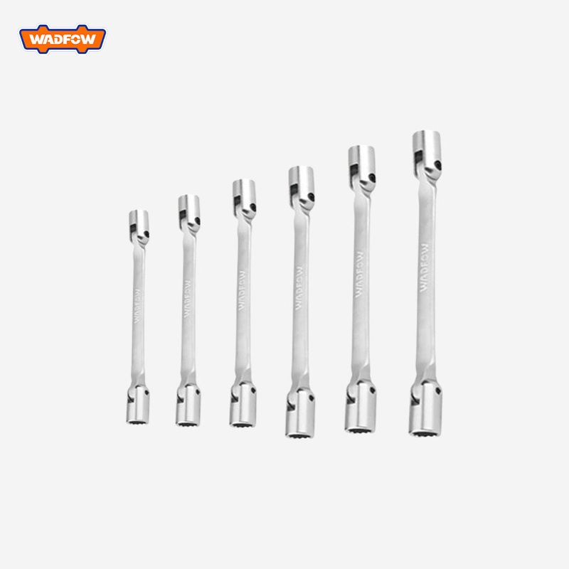 Wadfow WTH2E0 8mm to 19mm  2-Head Flexible Socket Wrench
