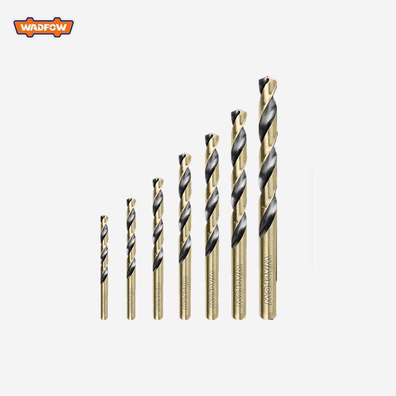 Wadfow HSS/Metal Twist Drill Bits Set For Metal 7 pcs WTD3K01