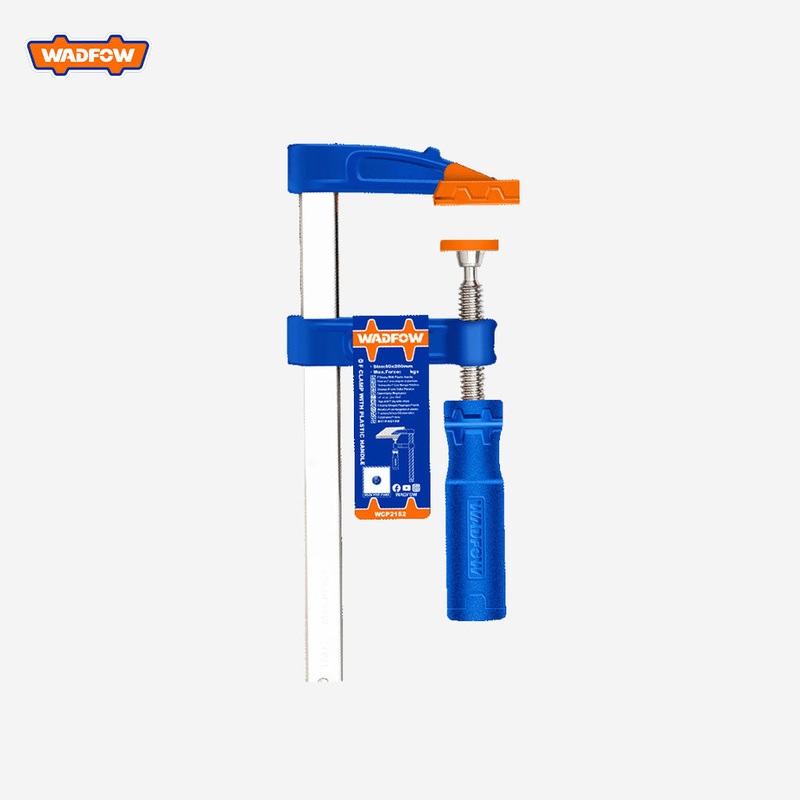 Wadfow Industrial Woodwork F-Clamp With Plastic Handle