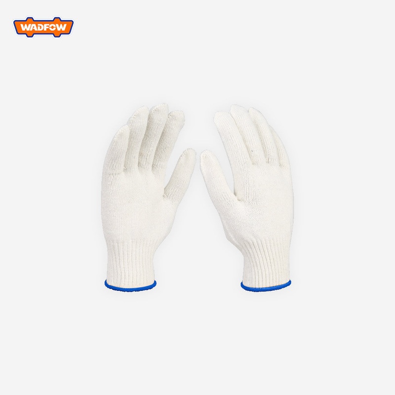 Wadfow Knitted Cotton Safety Gloves 1 Piece