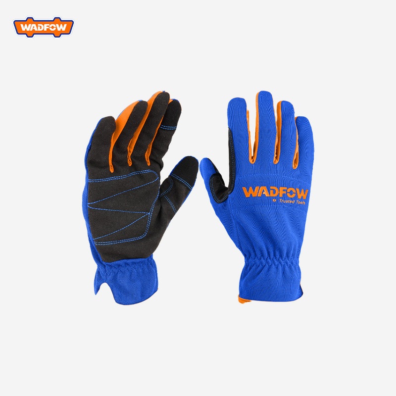Wadfow Microfiber Material Mechanic Safety Gloves XL