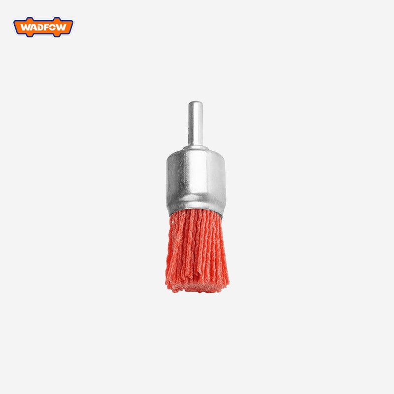 Wadfow Nylon Cup Brush With Nut 25mm (1")