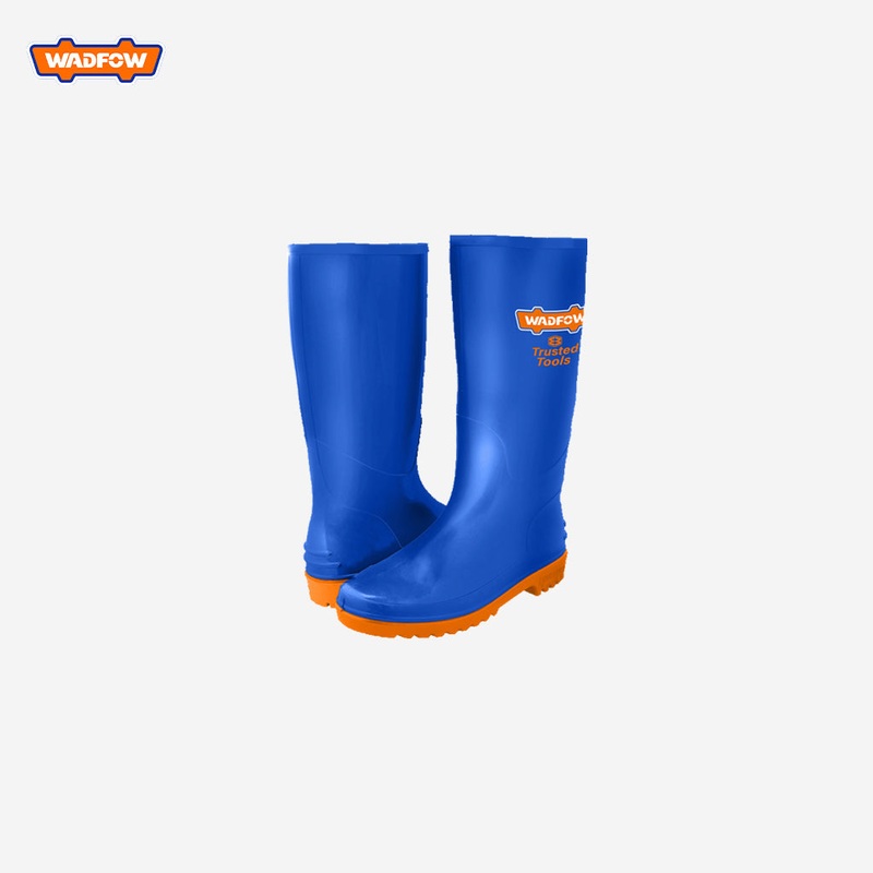 Wadfow Rain Boots 100% New Virgin Pvc w/ Size 39 to 46 / Nitrile With Anti-Slip Sole