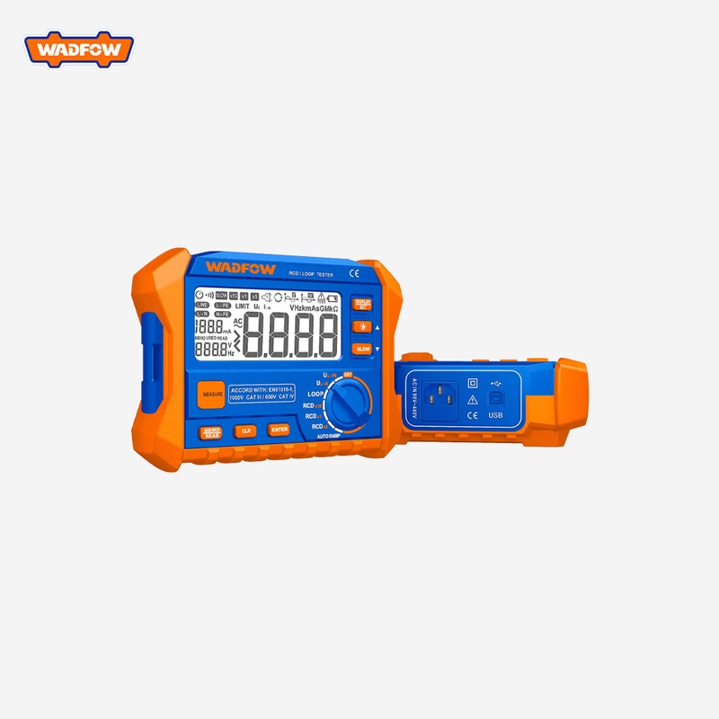 Wadfow RCD/LOOP Leakage Current Insulation Tester (0.1~100) / 0~440V WDM9506