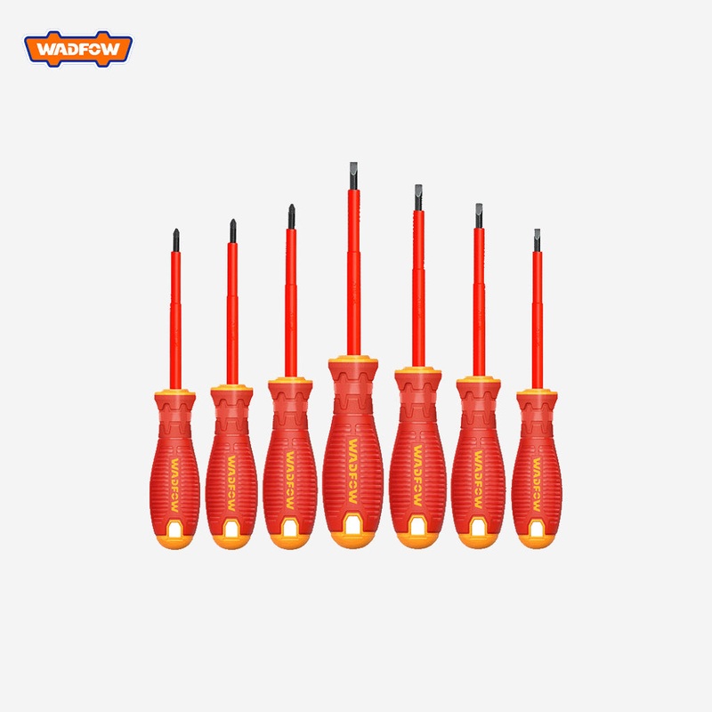 Wadfow Set of (7) Insulated flat & bake Screwdrivers Set WSS7407