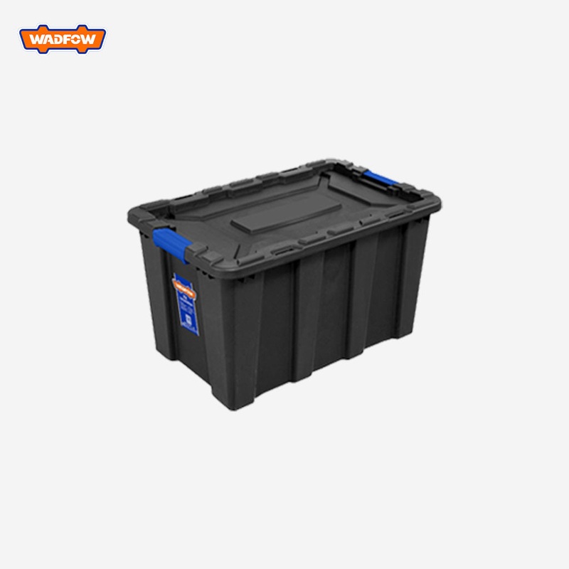 Wadfow 25Liters Stackable Plastic Container - Black WTB3325