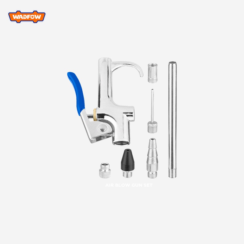 Wadfow 7 Pcs/set Air Blow Gun Set Europe Type