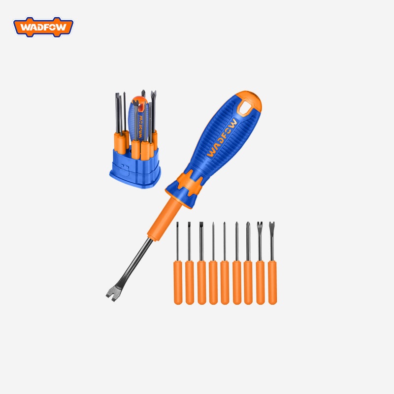 Wadfow 9 in 1 Interchangeable Screwdriver Set WSS1B10