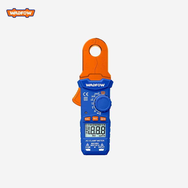 Wadfow AC/DC RMS 2000 counts Digital Clamp Meter Multimeter Multi Tester WDM65015