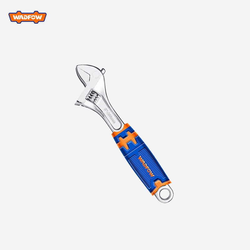 Wadfow Adjustable Wrench with Two Tone Soft Handle 6-12 Inches