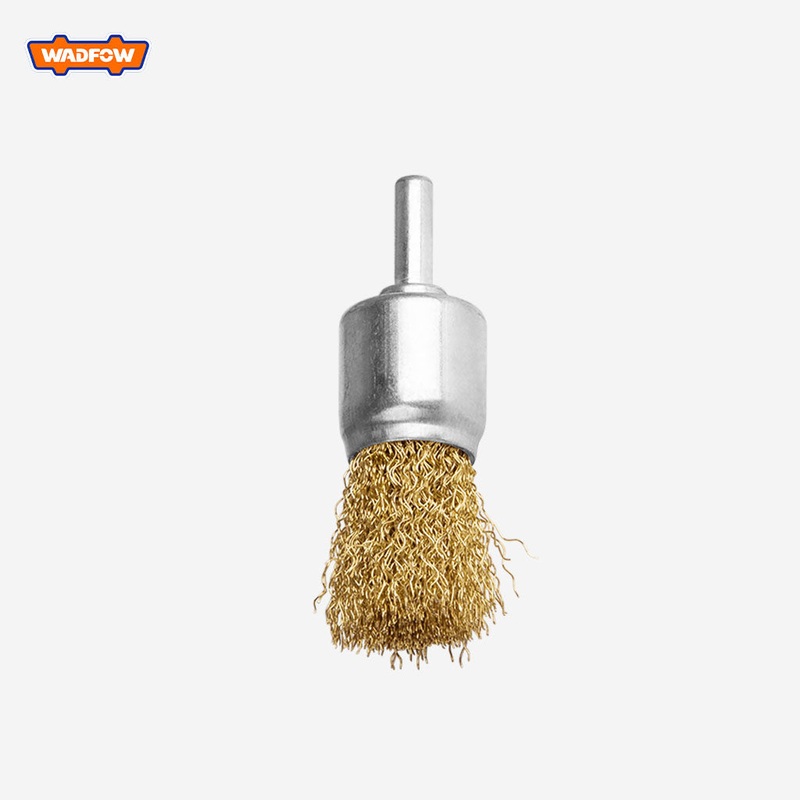 Wadfow Cup Brush Twisted Wire For Grinder With Nut 25mm