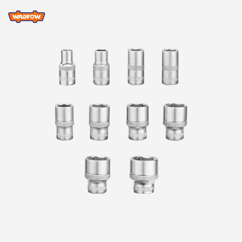 Wadfow 10 Pcs 1/4" Hexagon Socket Set WST4410