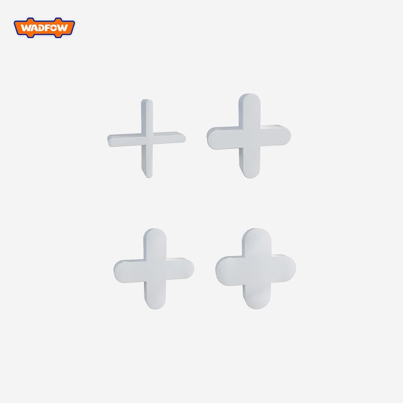 Wadfow  100pcs Tile Spacer 1mm-4mm Tile Leveling System Tile Leveler Spacer Wall Tool Clip