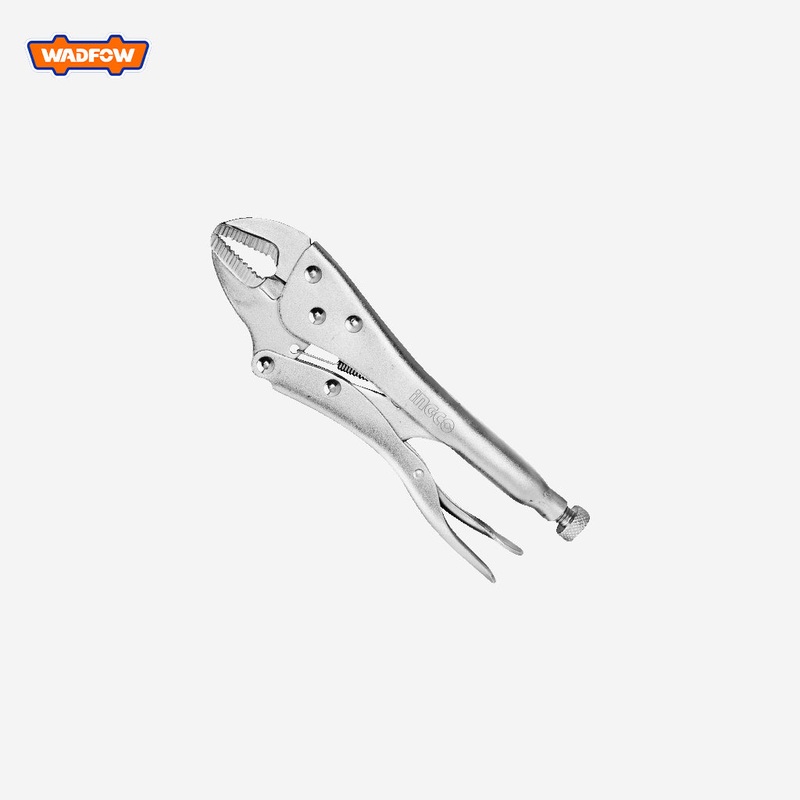 Wadfow  10inches(250mm) Carbon Steel Straight Vice Grip Plier Jaw Vise Round Pliers WAD-HT