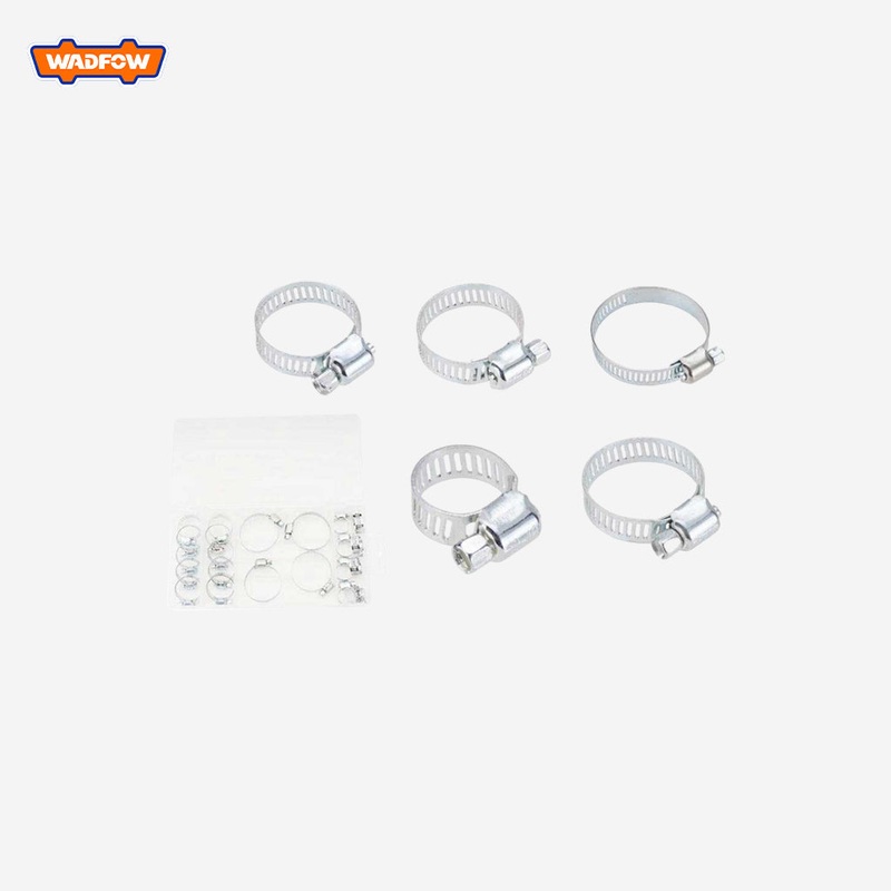 Wadfow  26 PCS American Type Hose Clip Assortment great for used in a leaking WHUAB01