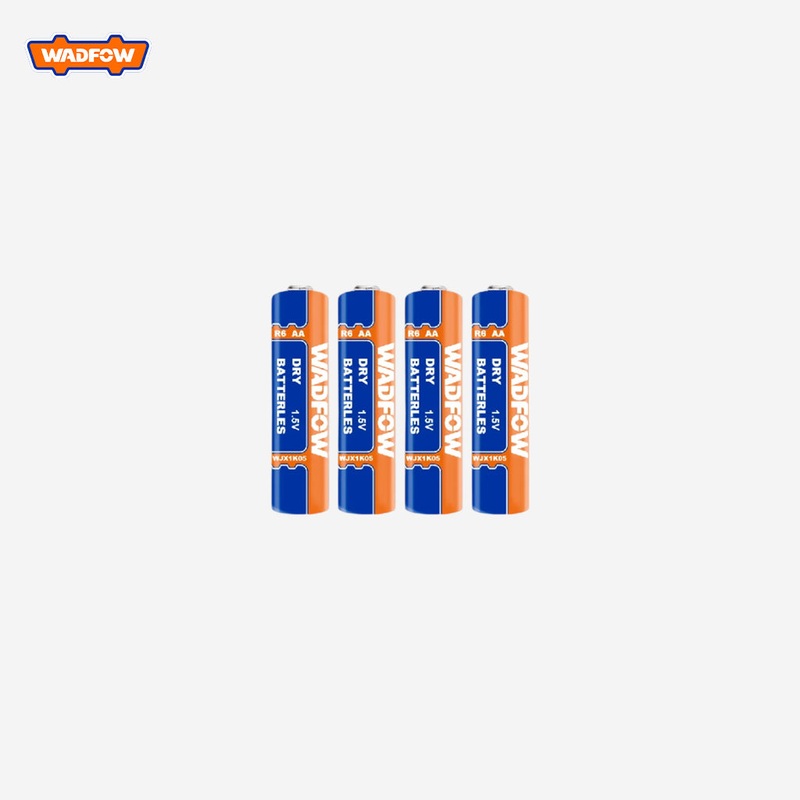Wadfow  4pcs set of (AA/R6 & AAA/R03) dry batteries with Nominal Voltage 1.5V WAD-HT