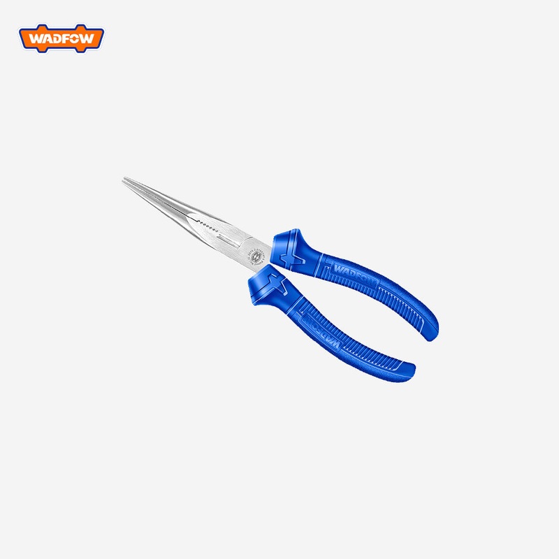 Wadfow  6" | 8" Polish and Anti-Rust Plier Oil Long Nose Pliers Plastic Handle WAD-HT