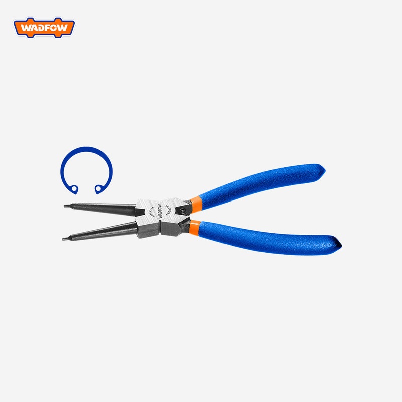 Wadfow  7"/180mm Straight Head Plier Internal Circlip Pliers Heavy Duty Tool WAD-HT
