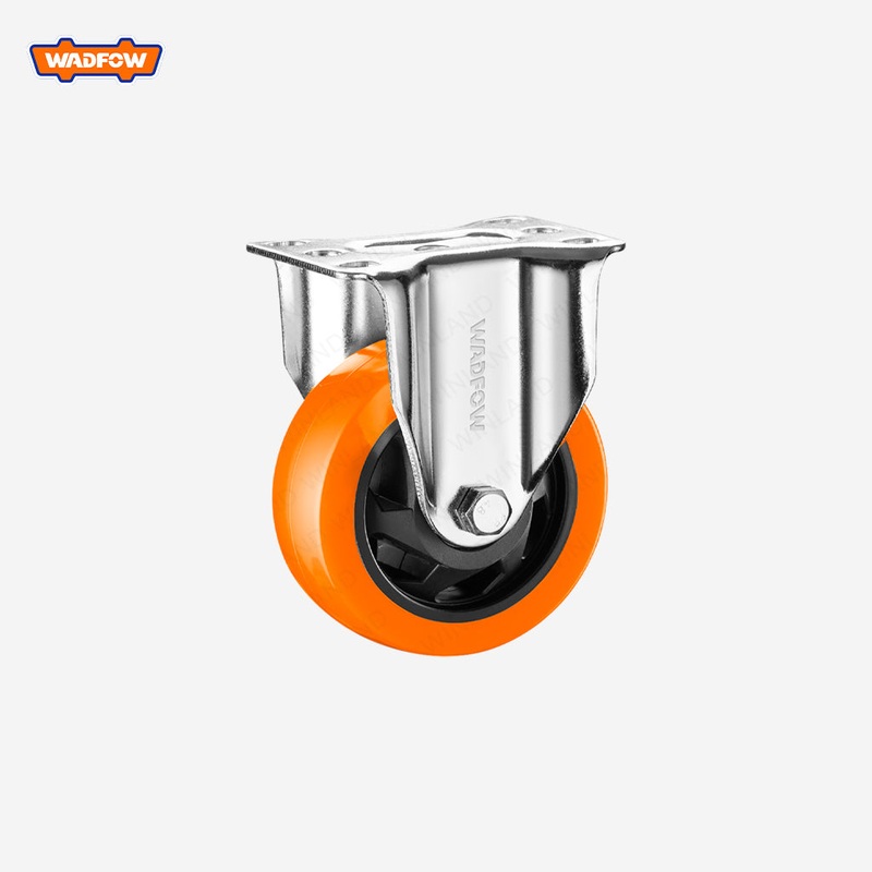 Wadfow  Heavy Duty 3inch / 4inch / 5inch Rigid Swivel Caster Fixed Wheel WAD-HT