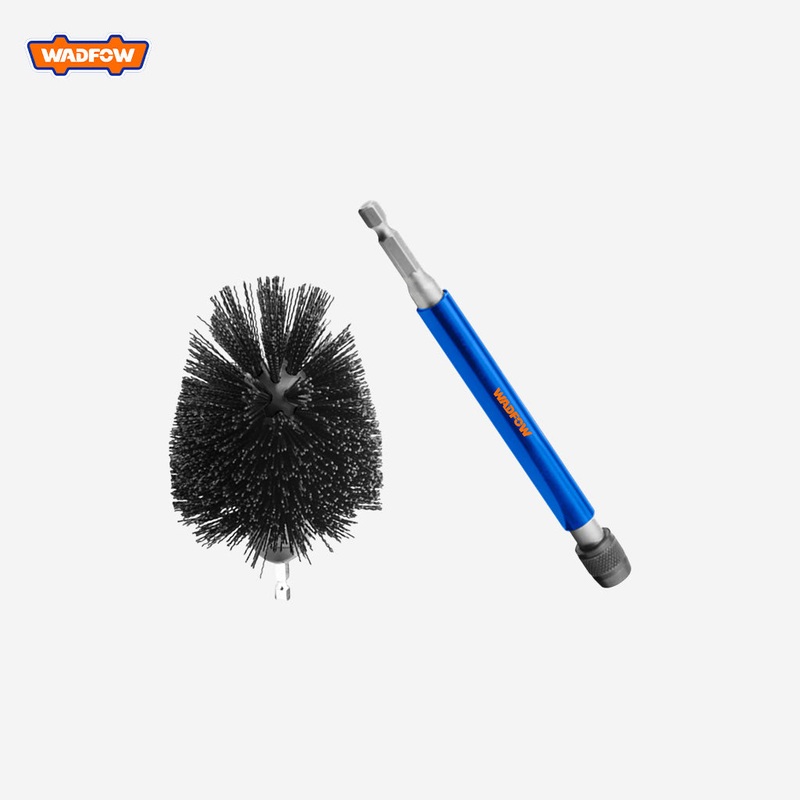Wadfow  WND3401 Set of 2pcs Abrasive Hard Bristle Sanding Brush Set