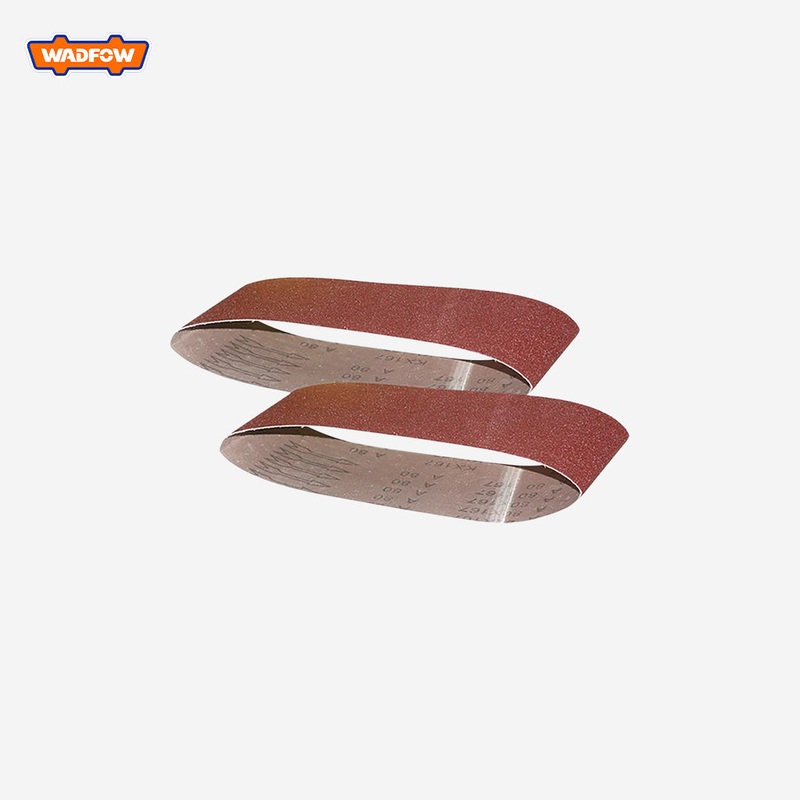 Wadfow  WZA1E80 Set of 2PCS Sanding Sheet 76x533mm Grit P80 For Polishing Wood