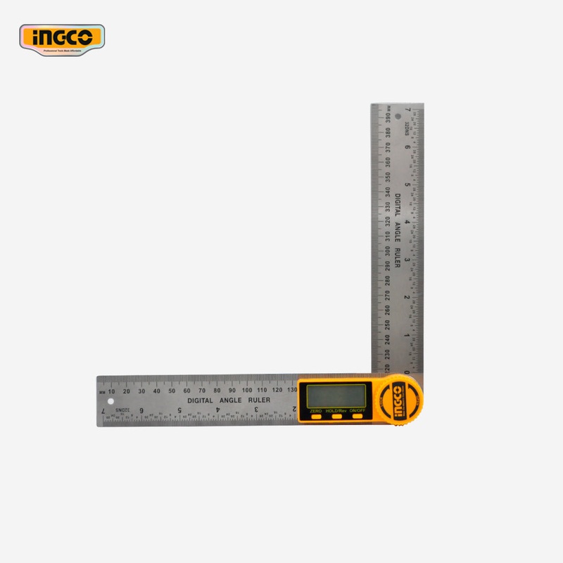 Ingco Stainless Steel Digital Angle Ruler 0-200mm (7") HDAR20701