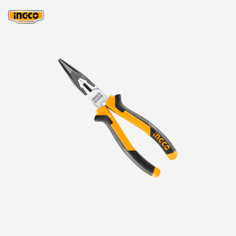 Ingco Industrial 6-Inch Long Nose Pliers Cr-V HLNP28168