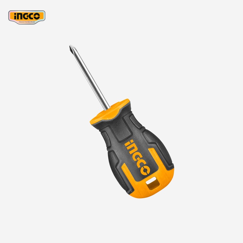 Ingco Industrial Mini Phillips & Slotted Screwdriver Round Shank HS68PH2038