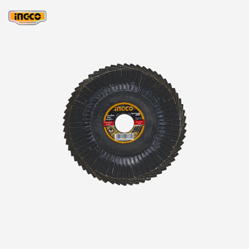 Ingco Ingco 4" Flexible Disc SOLD PER PIECE GRIT 80 | 120 | 180 | 240 | 320 | 400 ING-HT
