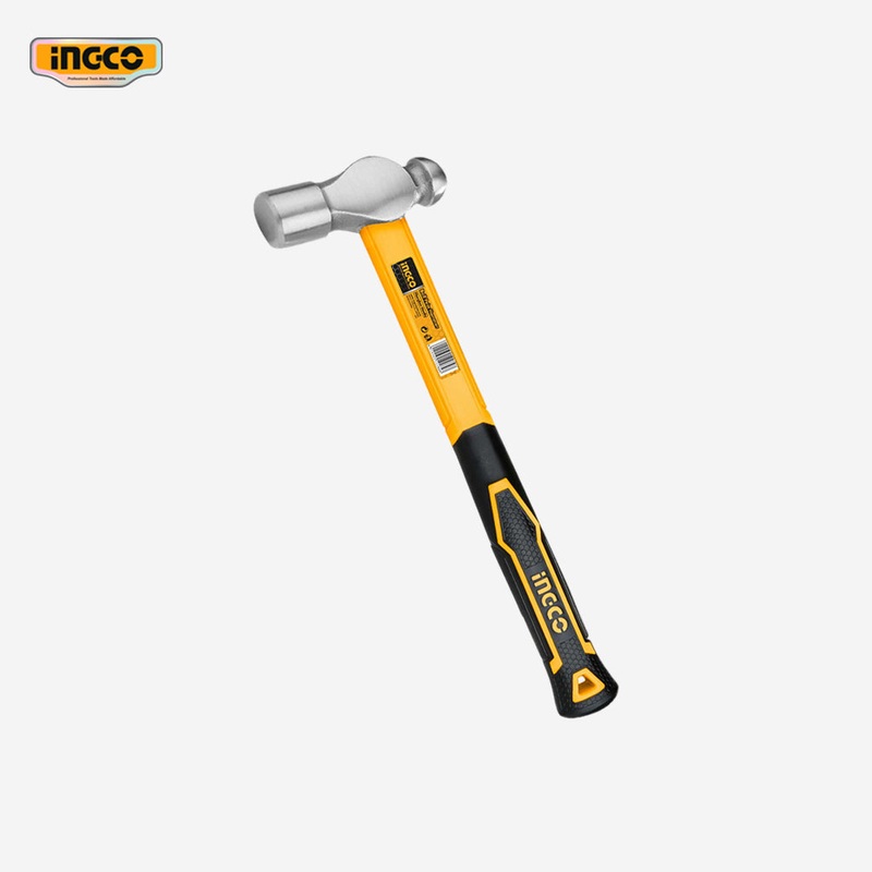 Ingco Ball Peen Hammer 660g / 24oz Fiberglass Handle Hammer Tool HBPH88024