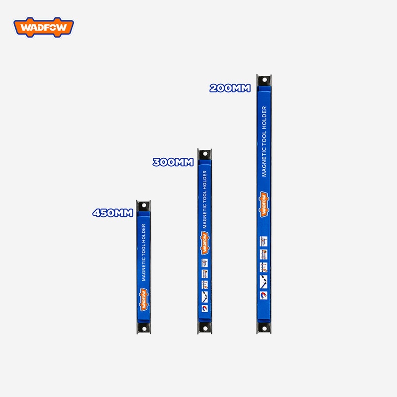 Wadfow Set Of 3 Magnetic Shelf Knife Storage Strip Tool Holder WHH2603