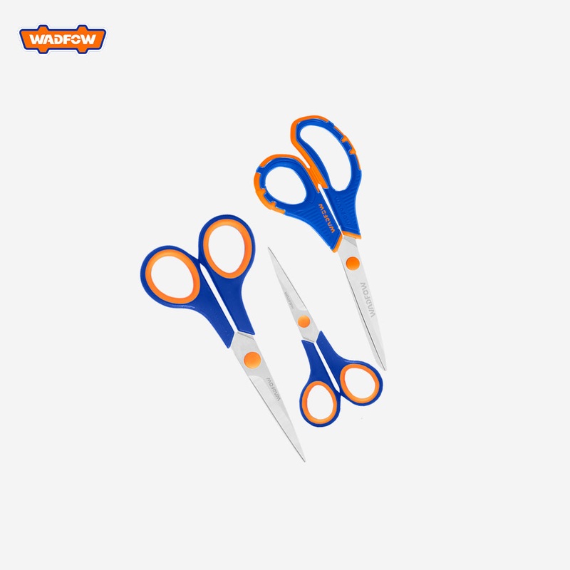 Wadfow Stainless Steel Scissors Gunting Set of 3 Pcs Scissors WSX4633