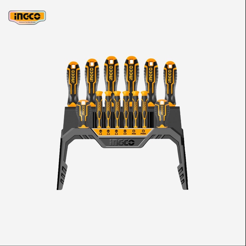 Ingco 14 Pcs Screwdriver and Precision Screwdriver Set HKSD1428