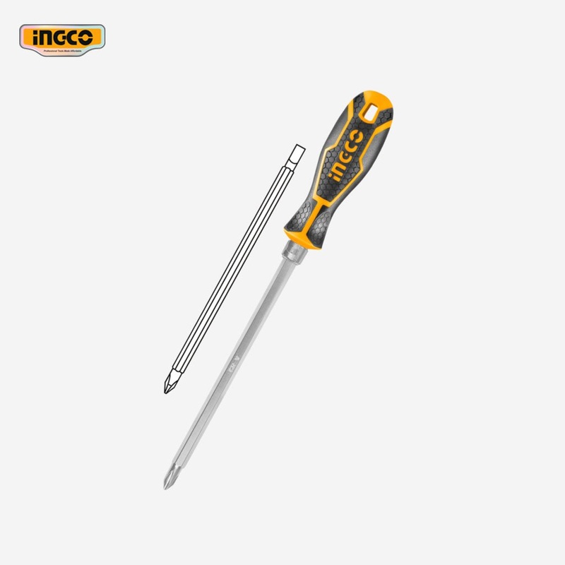 Ingco 2-in-1 Interchangeable Screwdriver Set AKISD0201