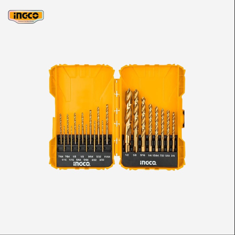 Ingco 21 Pcs Titanium Drill Bits Set CP AKDL52101
