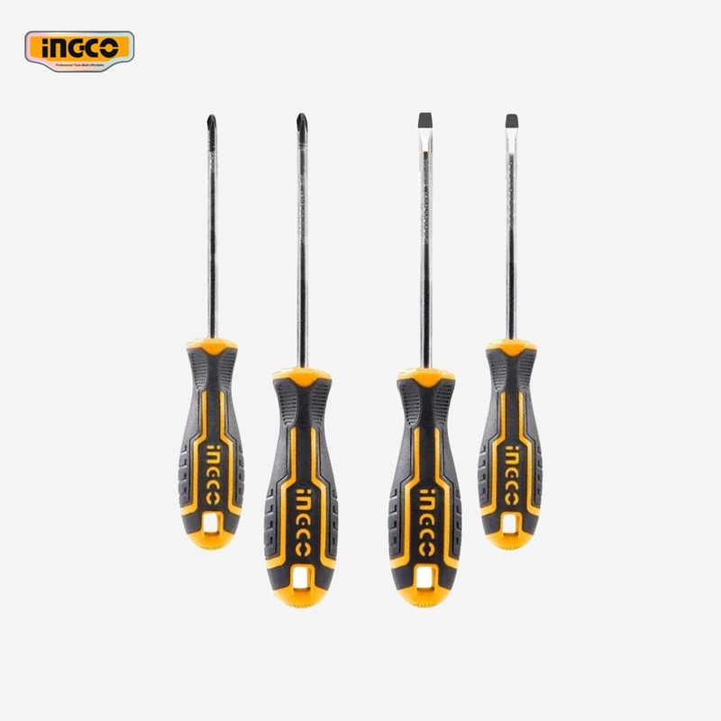 Ingco 4 Pcs Screwdriver Set HKSD0428