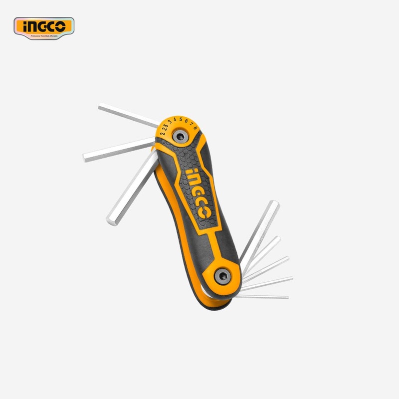 Ingco 8 in 1 Portable Pocket Hex Key HHK14081