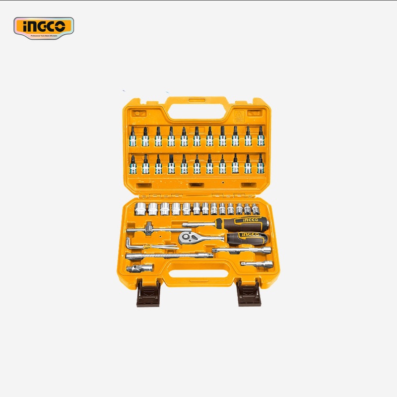 Ingco Ingco 46 Pcs 1/4-Inches Socket Set HKTS14462 ING-HT