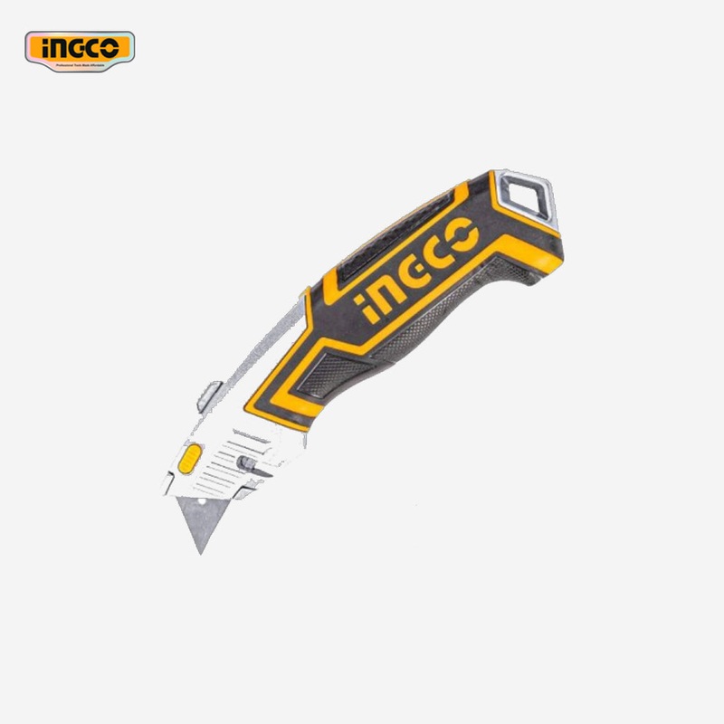 Ingco Ingco Utility ZINC Alloy Knife Cutter with 5pcs SK5 Blade HUK6118 ING-HT