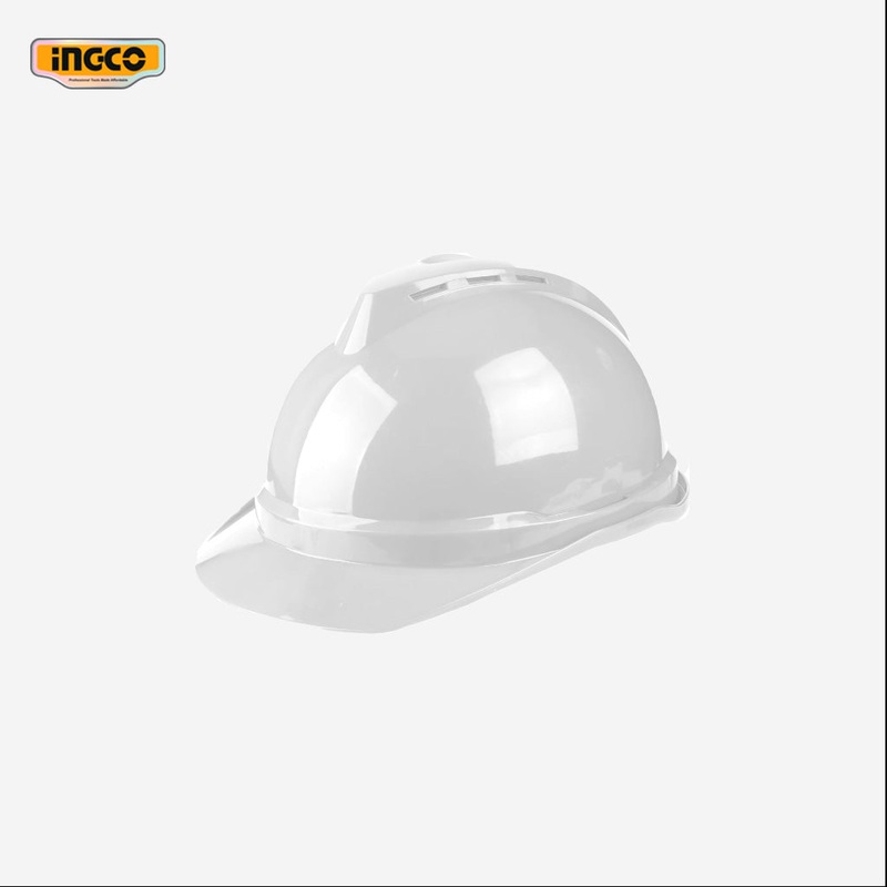 Ingco Safety Helmet PE Shell with Vents & Chinstrap HSH202