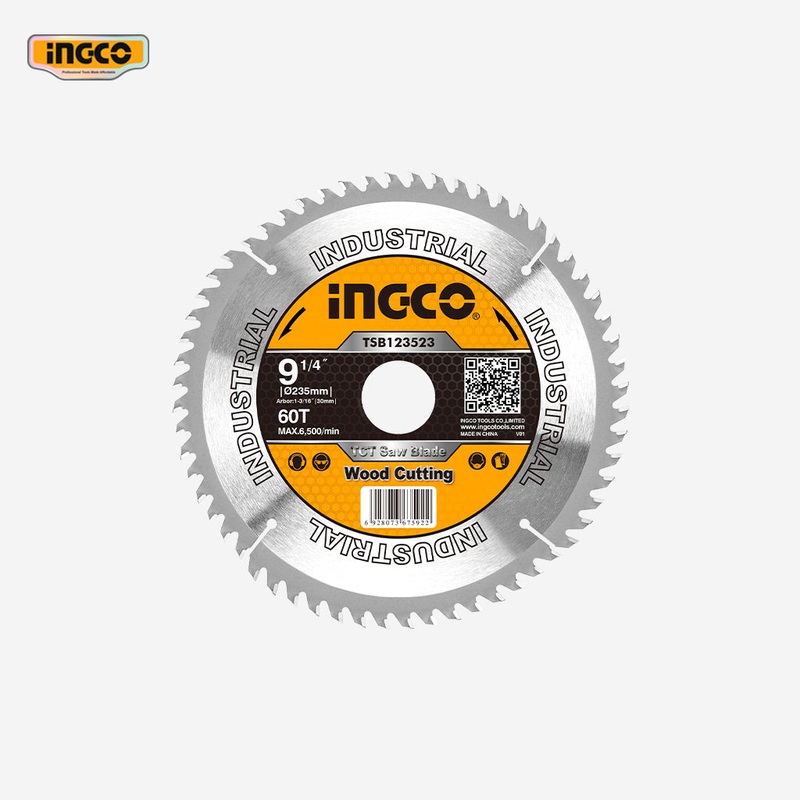 Ingco TCT Saw Blade for Circular Saw 9-1/4" 60T TSB123523