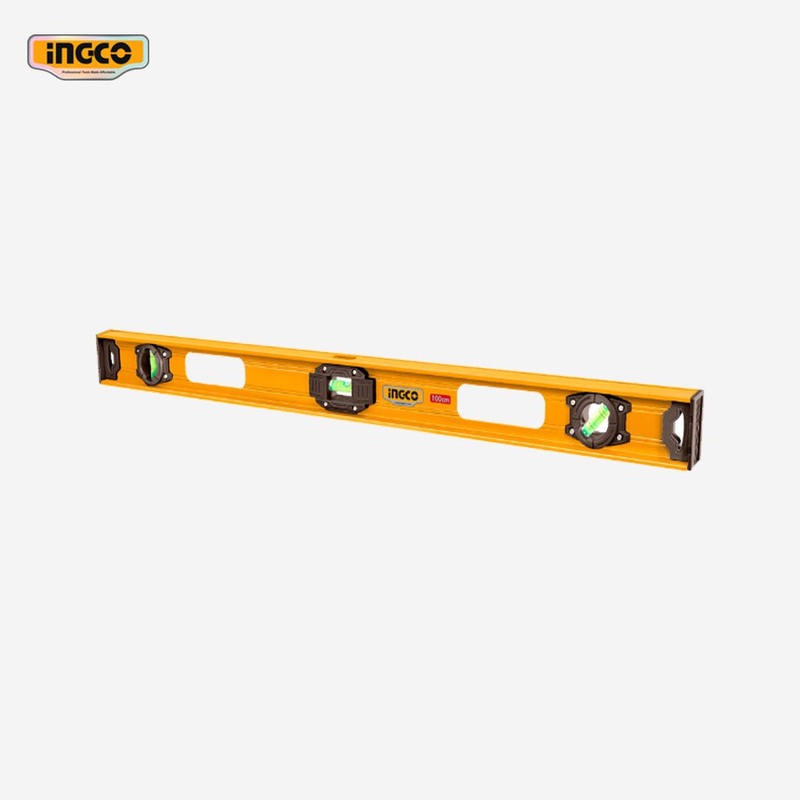 Ingco 100cm Spirit Level Bar I-Beam Style HSL28100